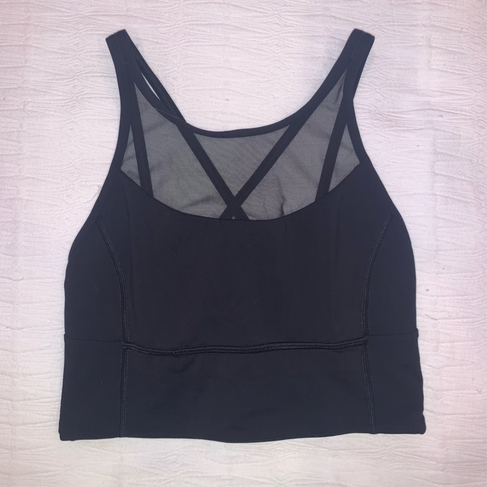 lululemon soulcycle mesh high-neck sports bra sz 4
